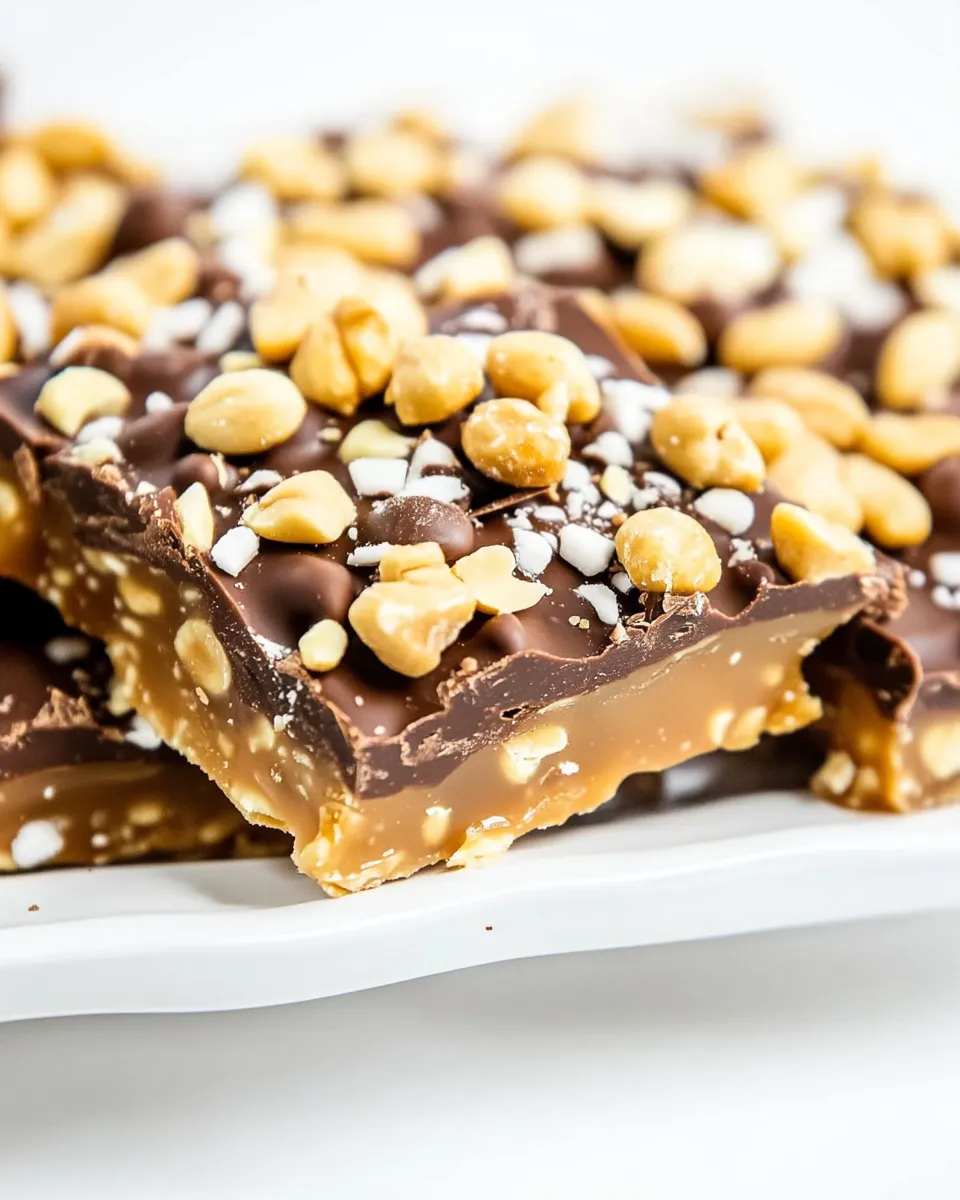 Easy Chocolate Peanut Toffee recipe photo
