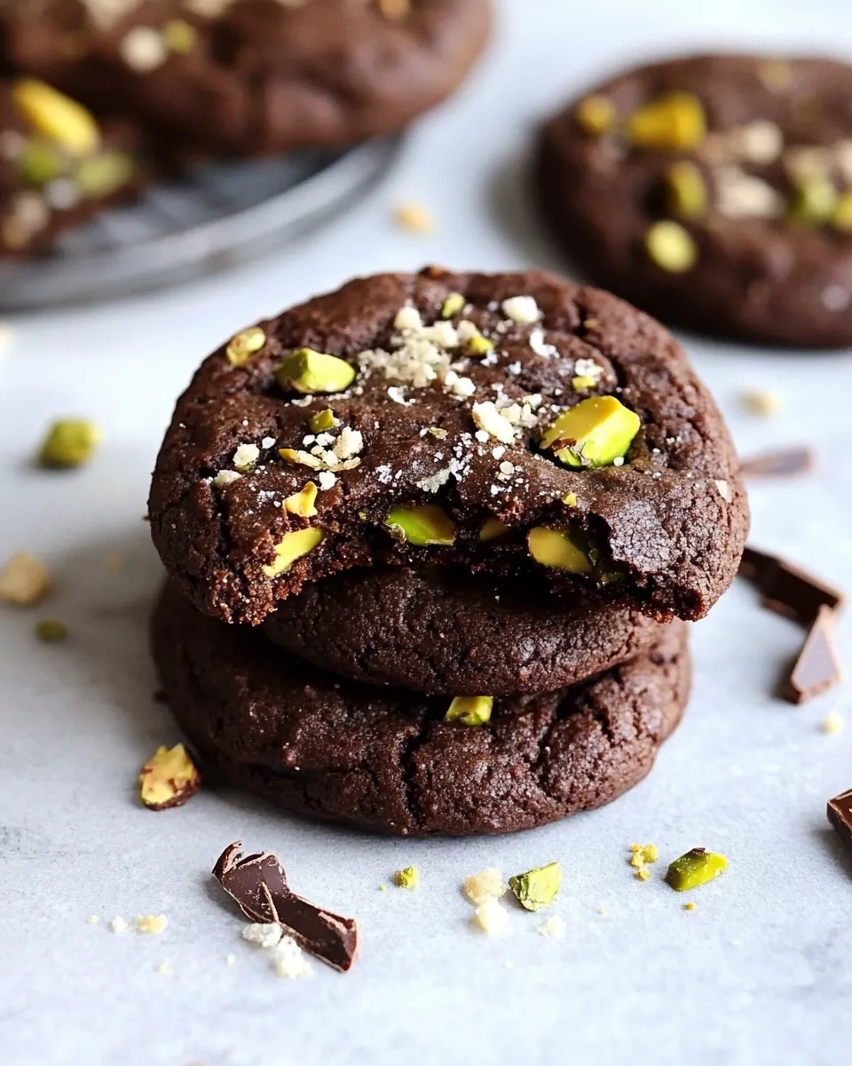 Delicious Chocolate Pistachio Cookies shot