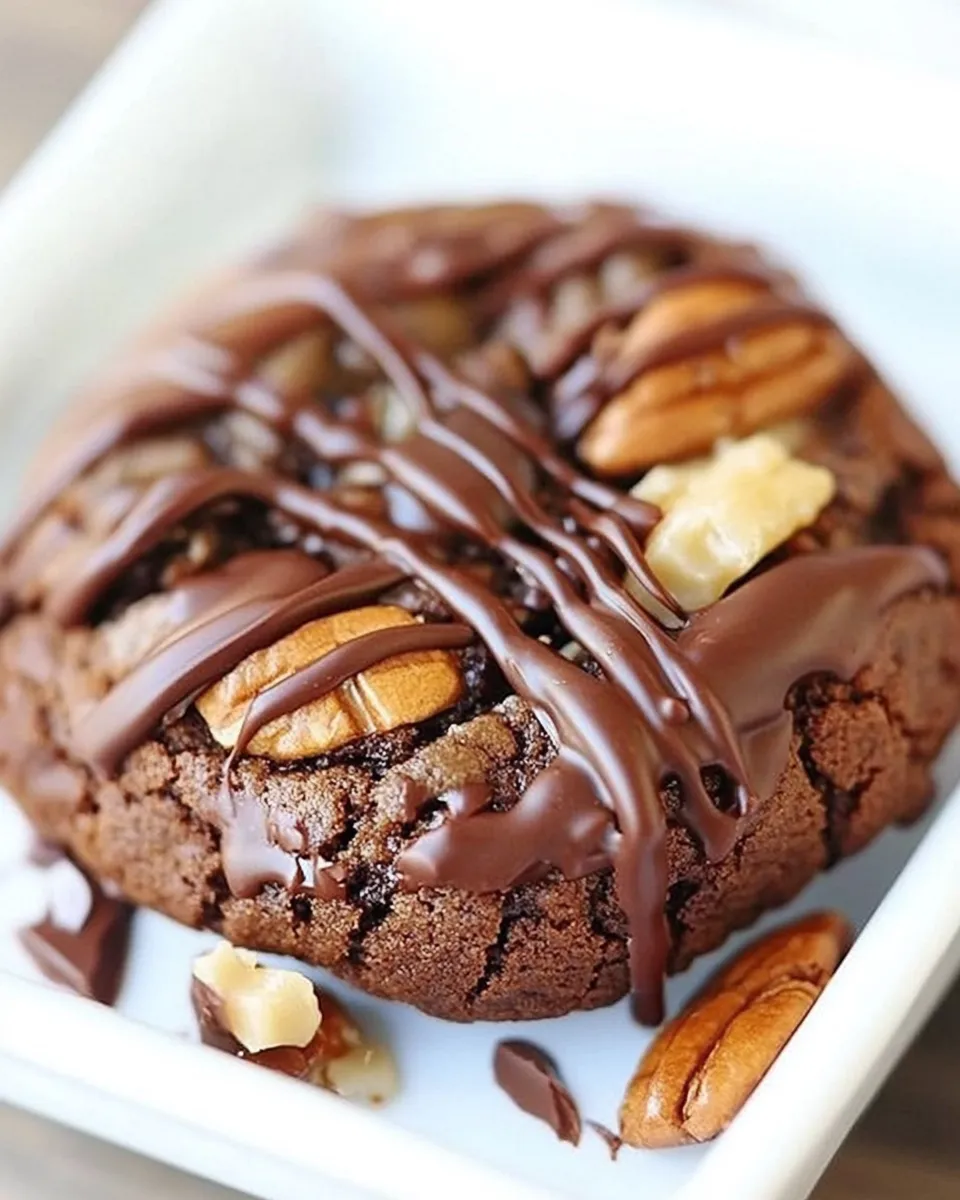 Classic Chocolate Turtle Cookies image
