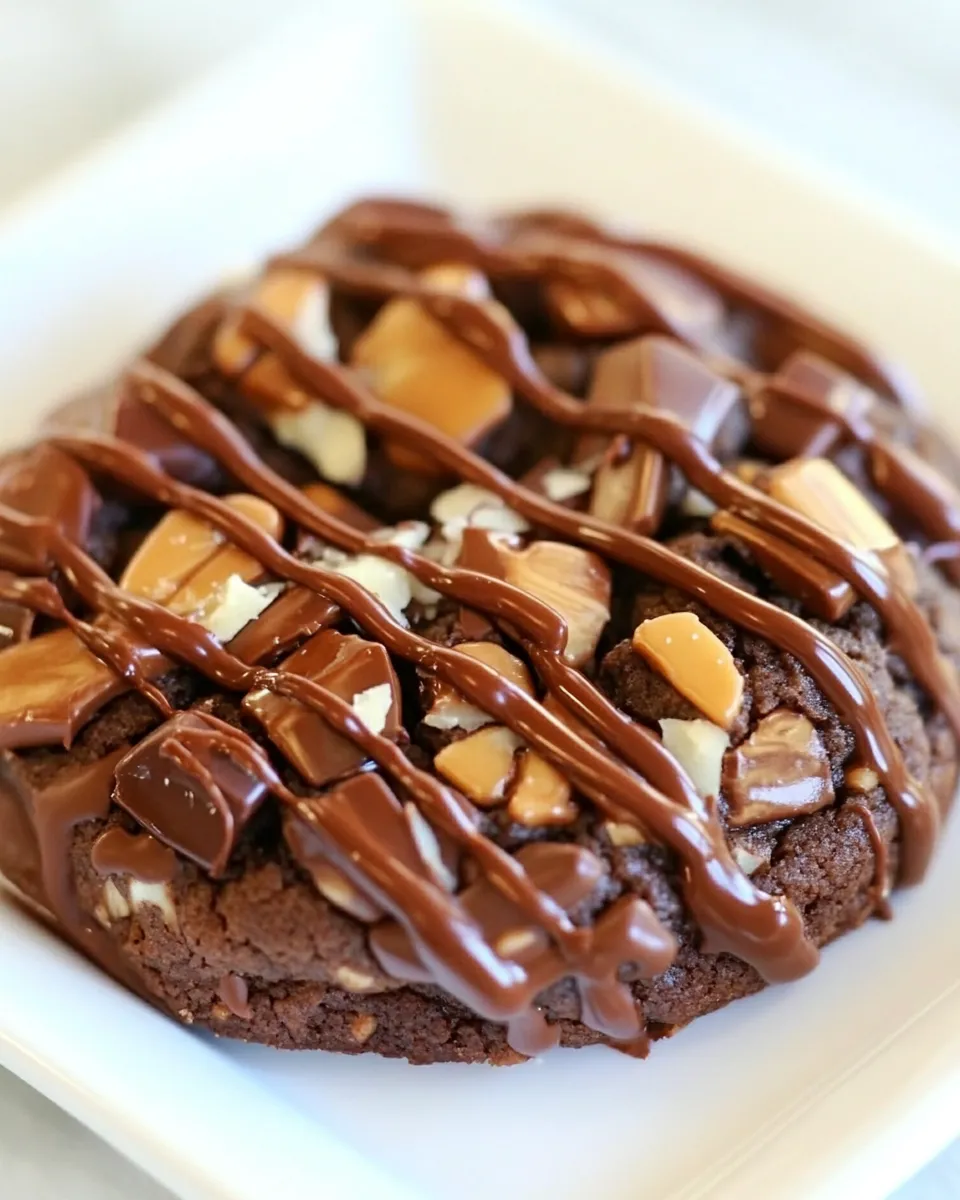 Easy Chocolate Turtle Cookies recipe photo