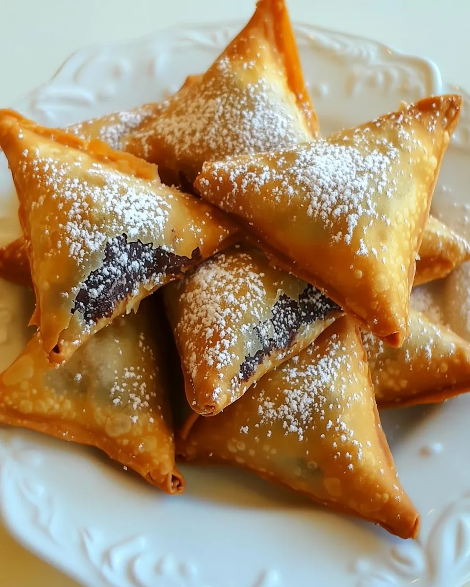 Homemade Chocolate Wontons photo