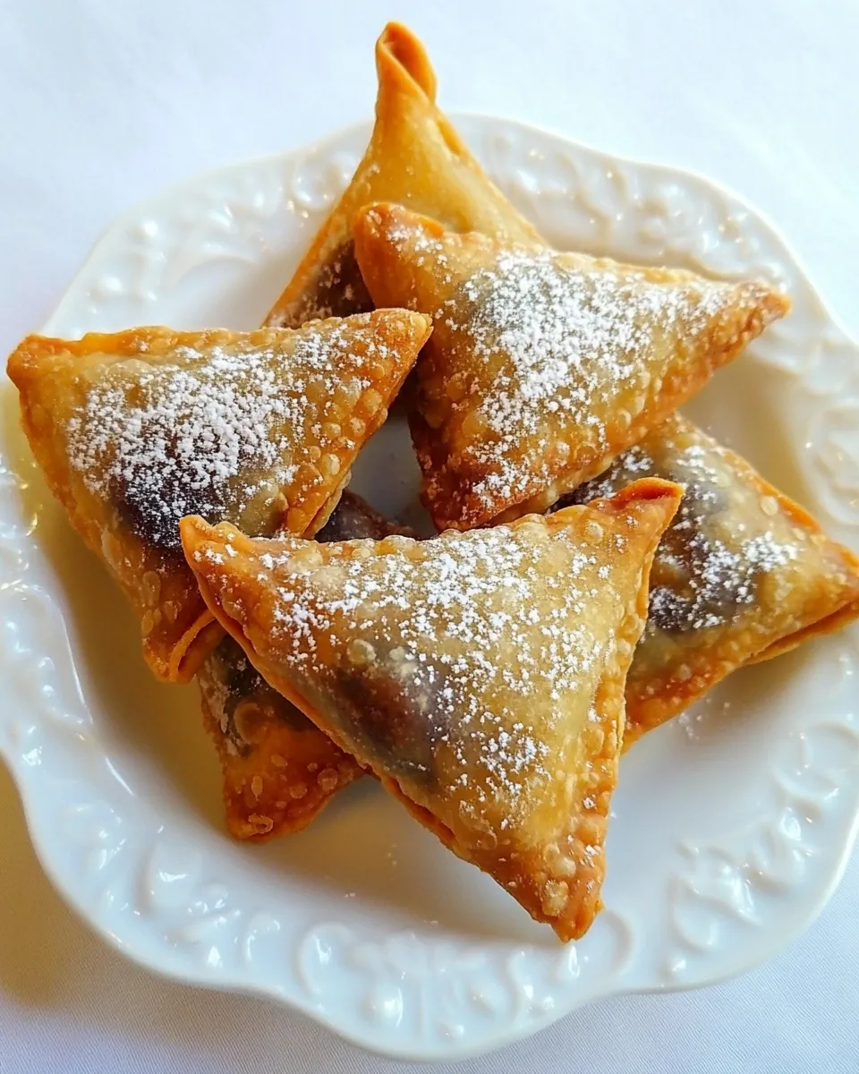 Easy Chocolate Wontons recipe photo