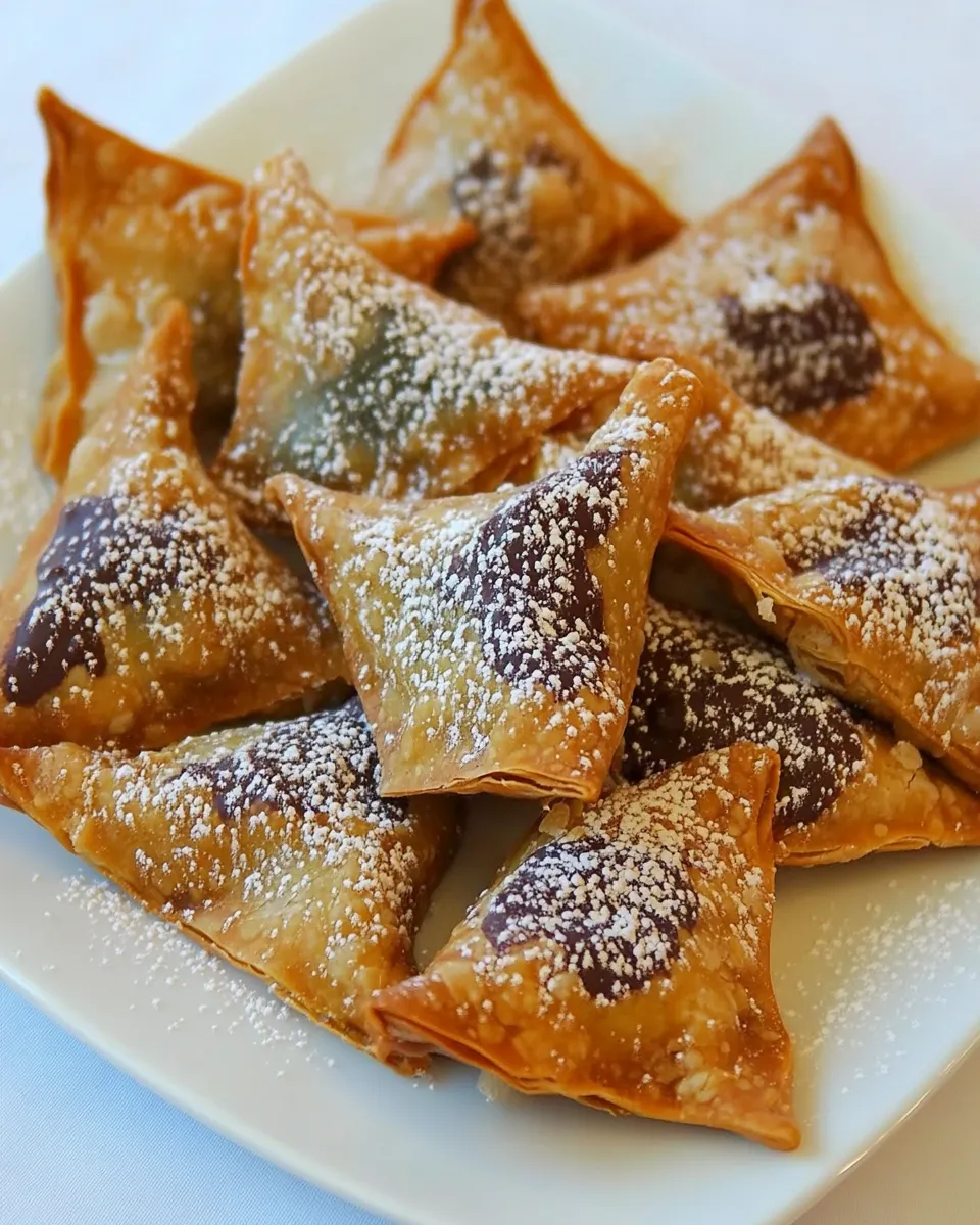 Tasty Chocolate Wontons dish photo