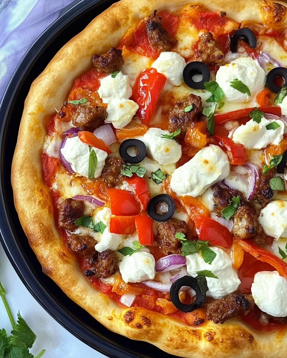 Easy Chorizo Pizza recipe photo