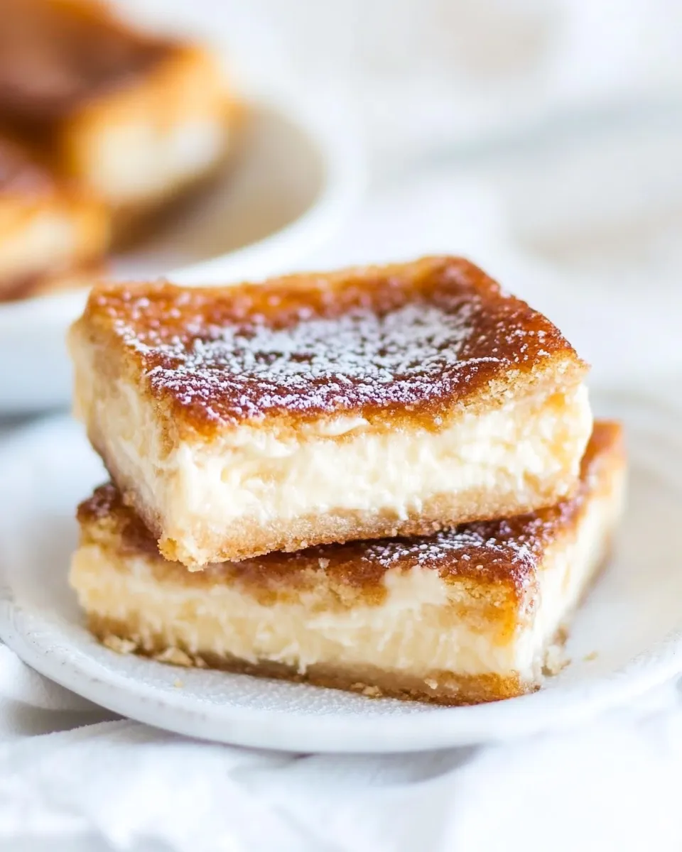 Homemade Churro Cheesecake Bars photo