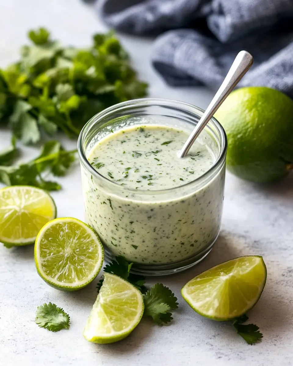 Easy Cilantro Lime Sauce image