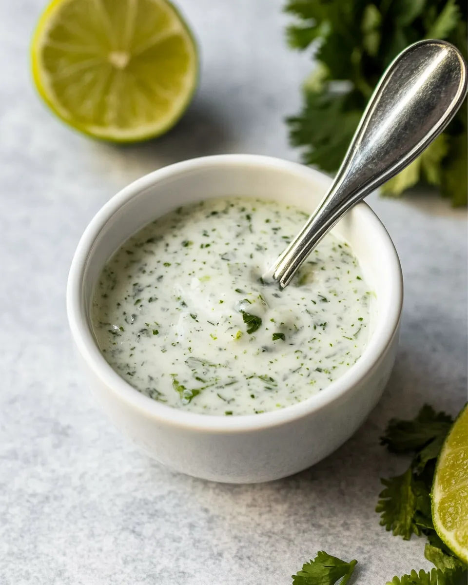 Delicious Cilantro Lime Sauce recipe photo
