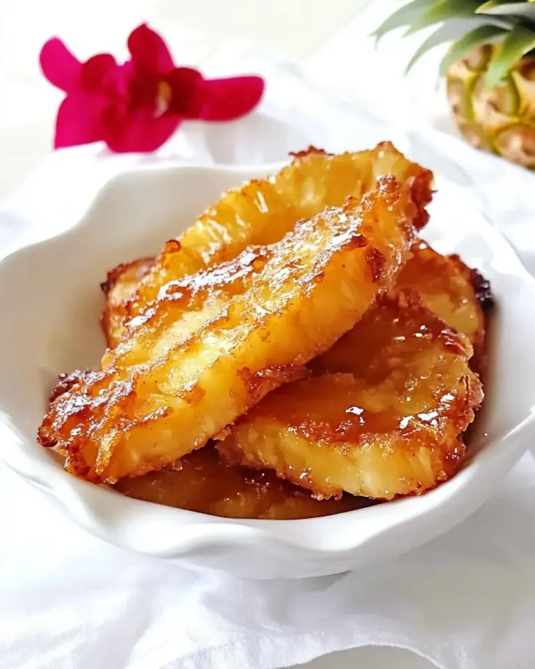 Homemade Cinnamon Fried Pineapple Recipe photo