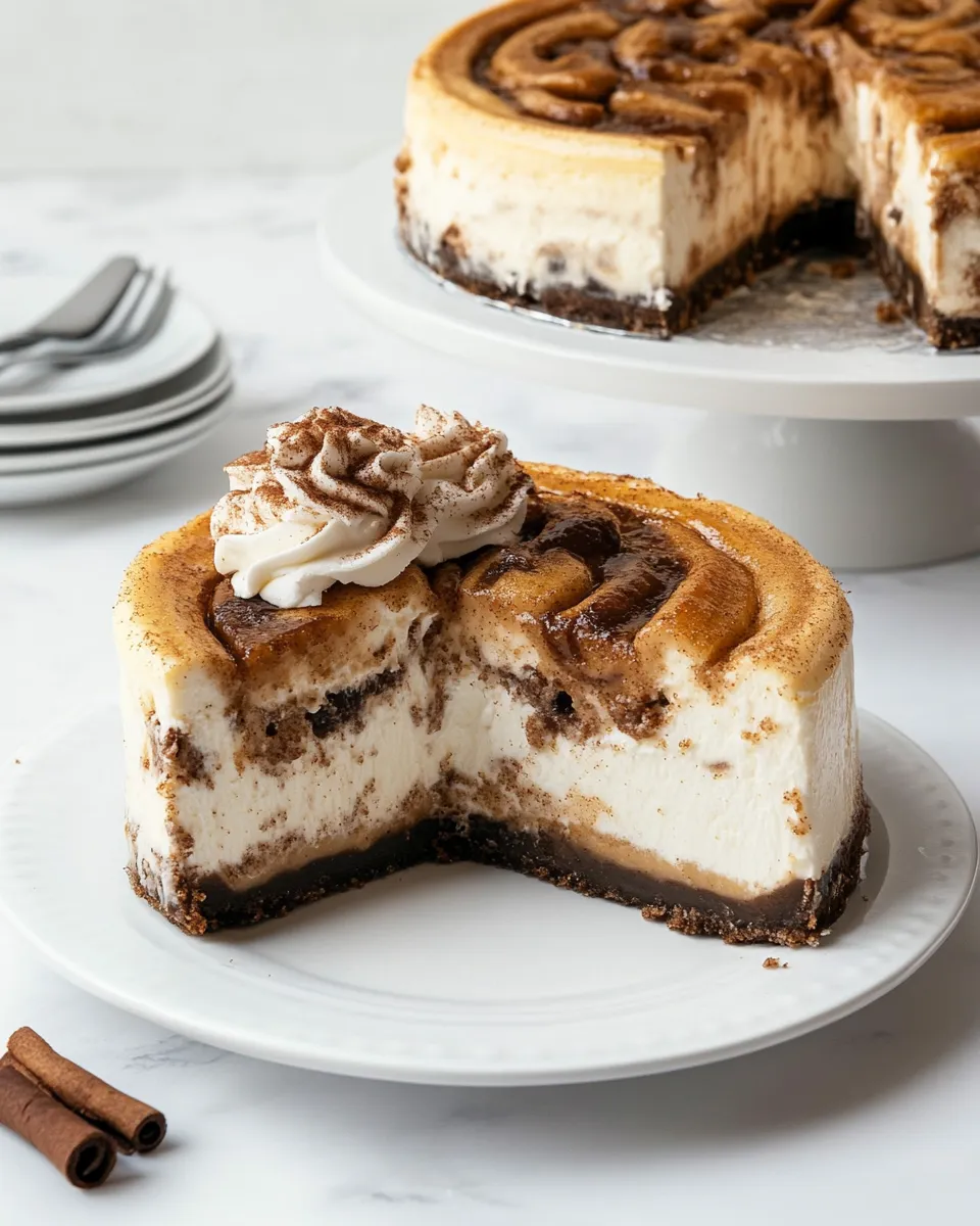 Homemade Cinnamon Roll Cheesecake photo