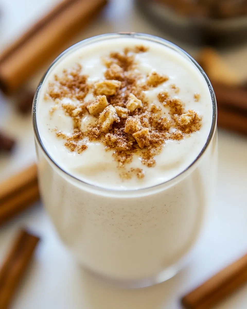 Delicious Cinnamon Roll Protein Shake recipe photo