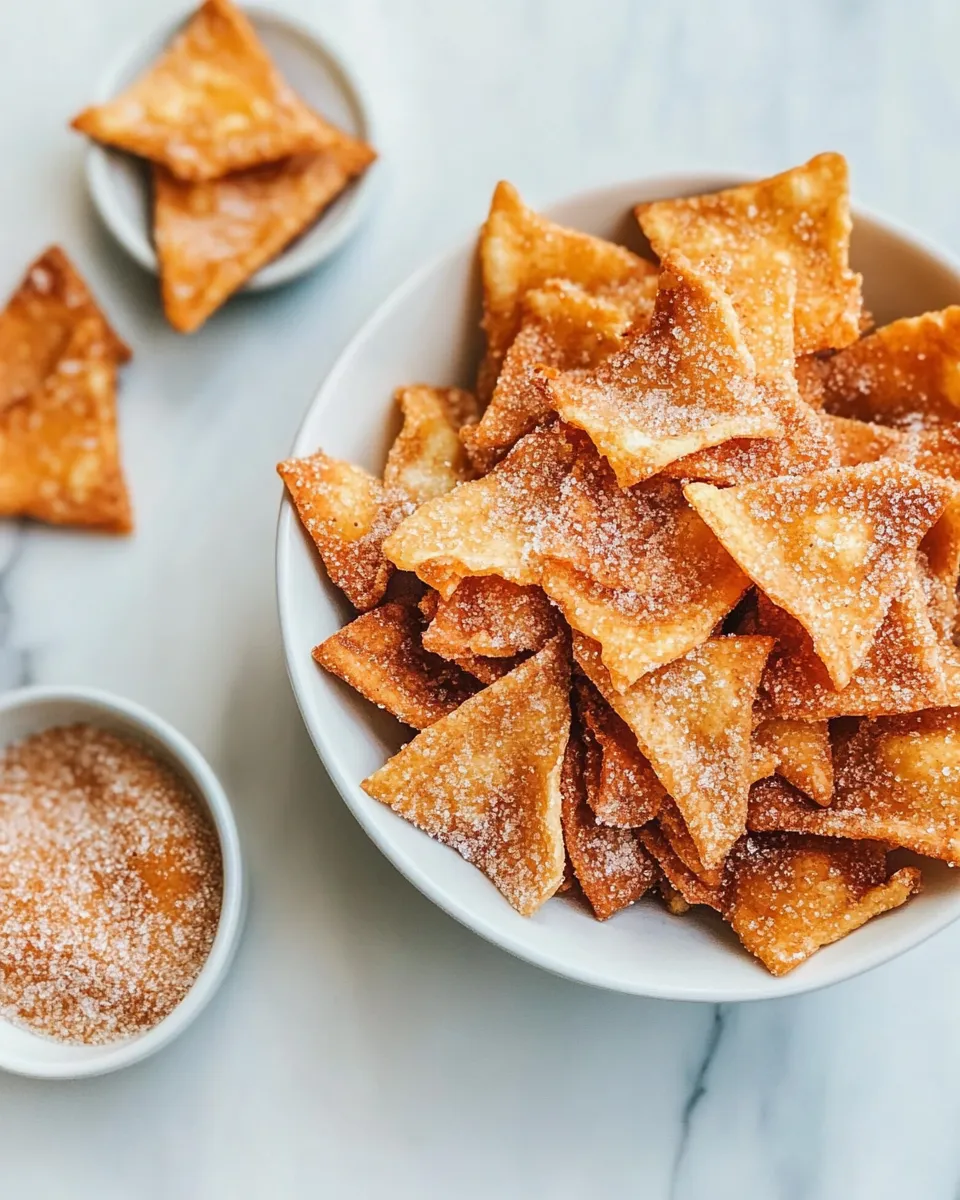 Homemade Cinnamon Sugar Chips photo