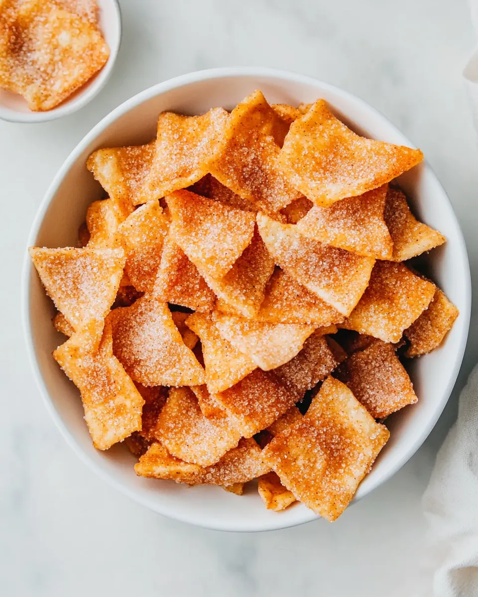 Delicious Cinnamon Sugar Chips shot