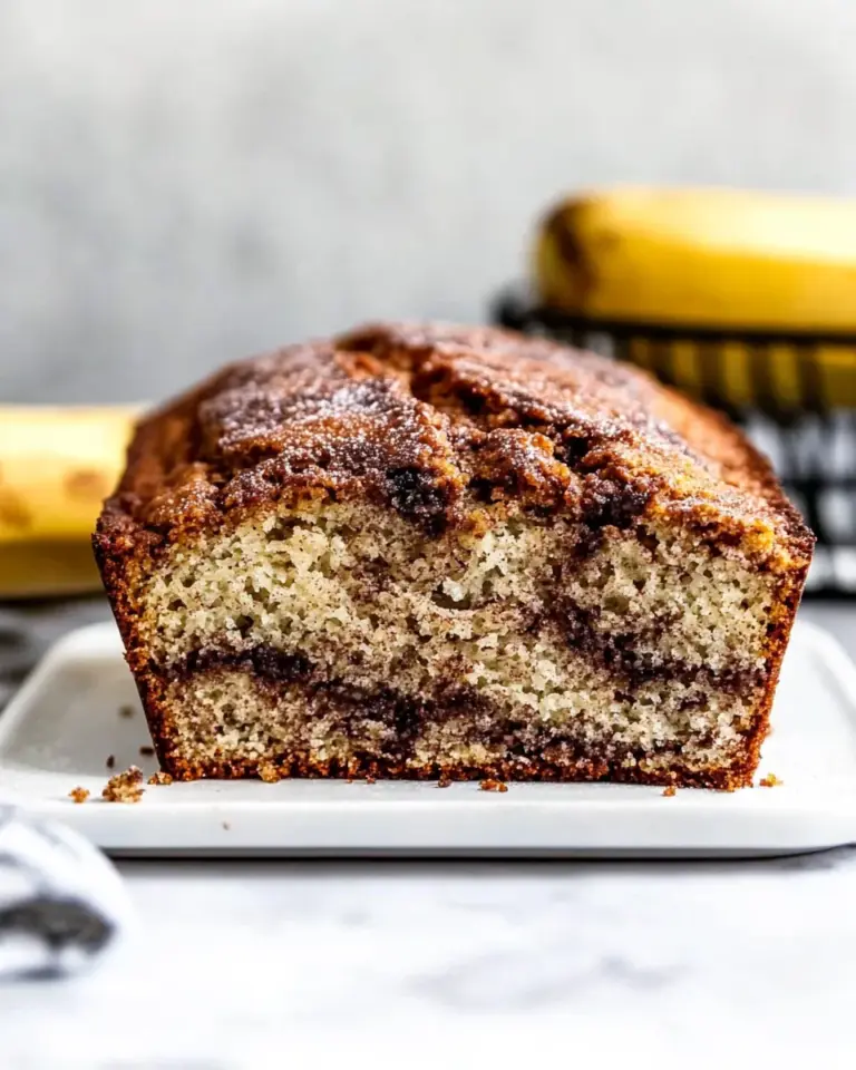 Homemade Cinnamon Swirl Banana Bread photo