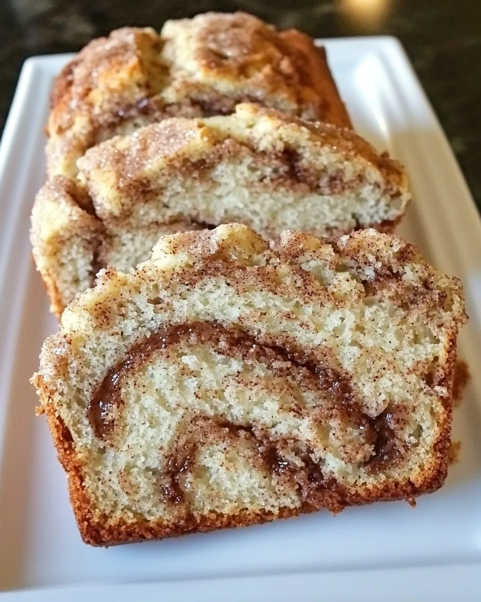 Homemade Cinnamon Swirl Quick Bread photo