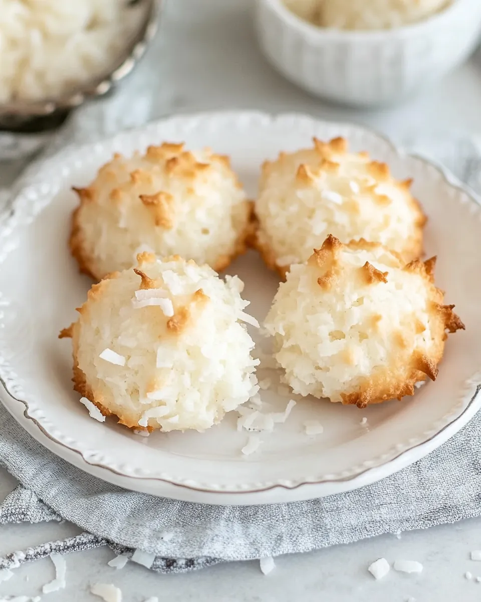 Delicious Classic Coconut Macaroons Recipe picture