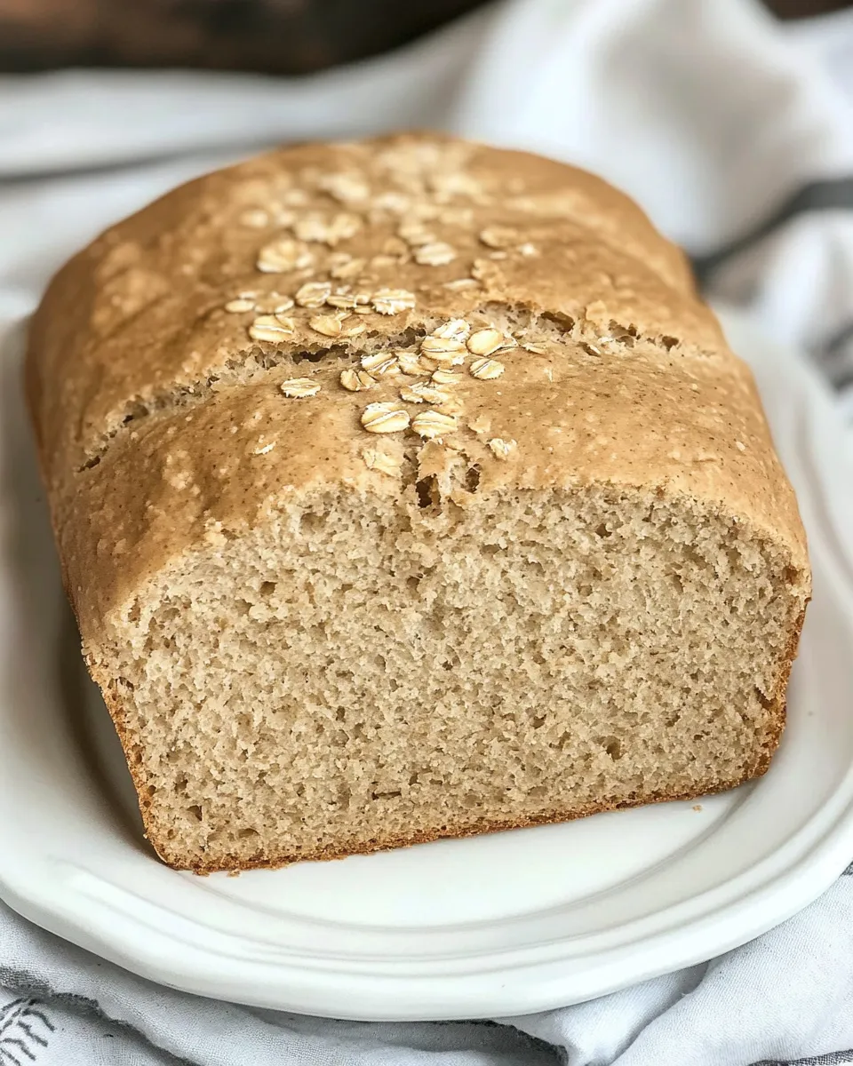 Quick Classic Oatmeal Bread shot