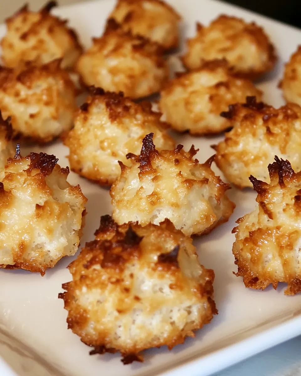Homemade Cocadas Recipe (Coconut Macaroons) photo