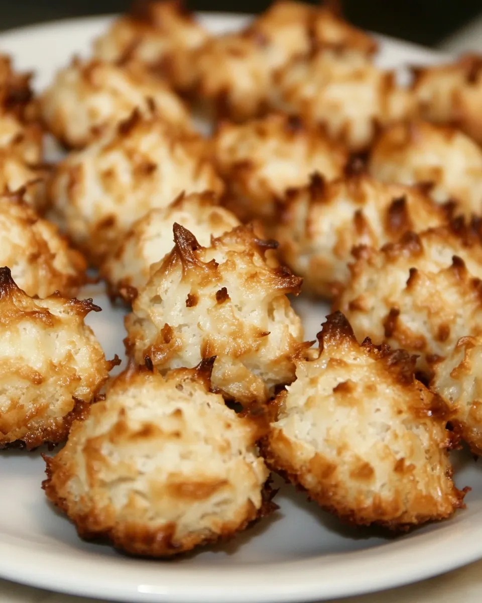 Easy Cocadas Recipe (Coconut Macaroons) shot