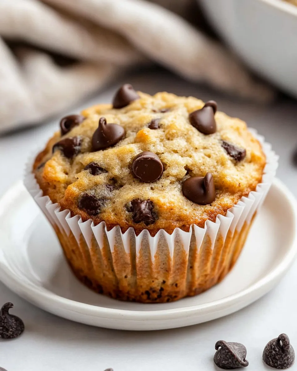 Easy Coconut Banana Muffins with Chocolate Chips recipe photo