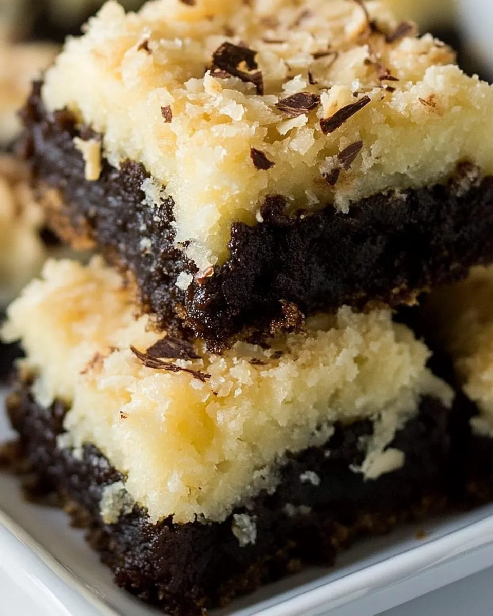 Homemade Coconut Brookies photo