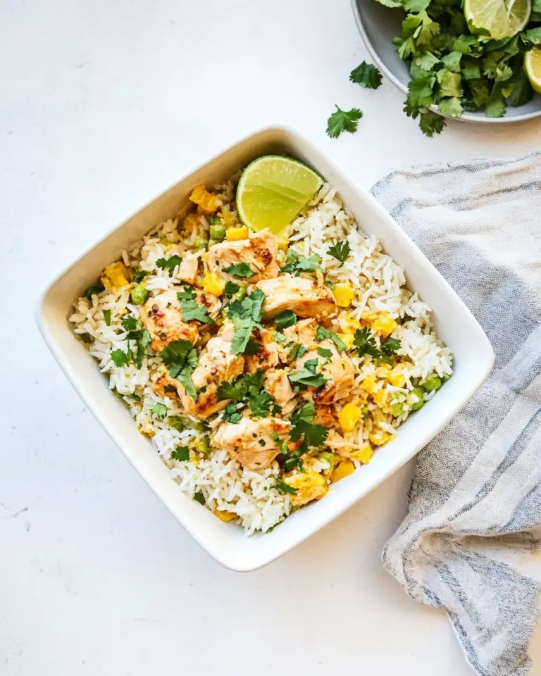 Homemade Coconut Chicken and Rice photo