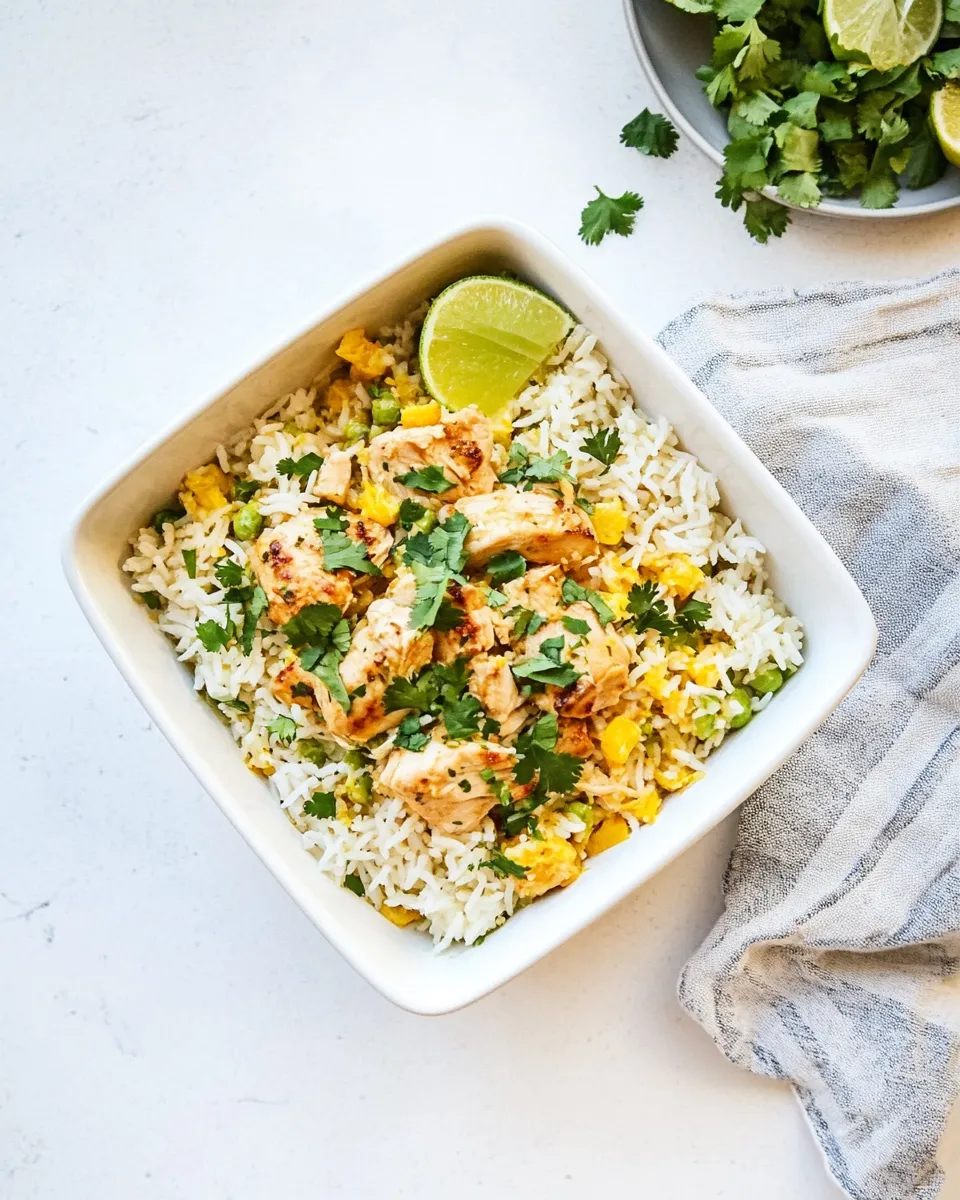 Homemade Coconut Chicken and Rice photo