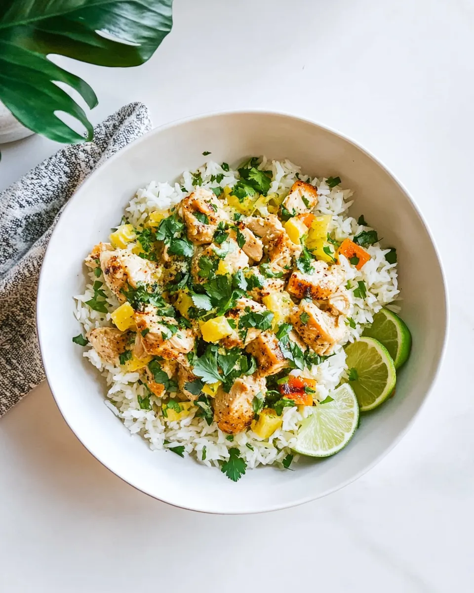 Classic Coconut Chicken and Rice image
