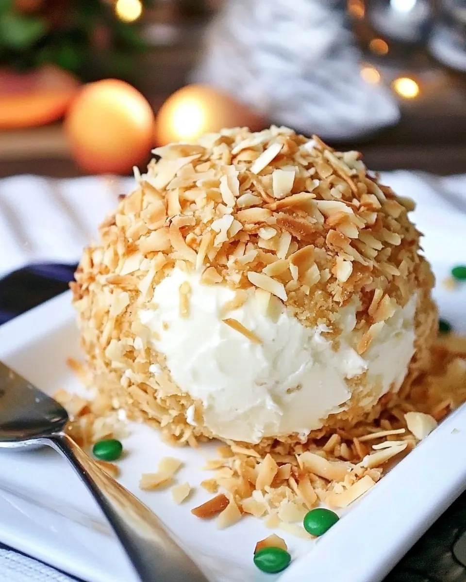 Classic Coconut Cream Cheese Ball image