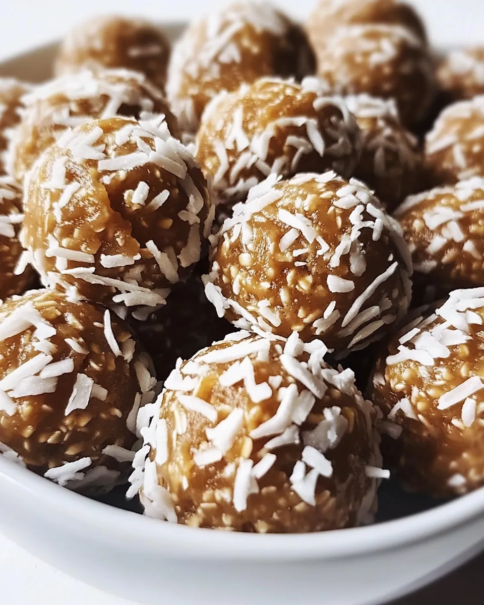 Easy Coconut Halva Balls recipe photo