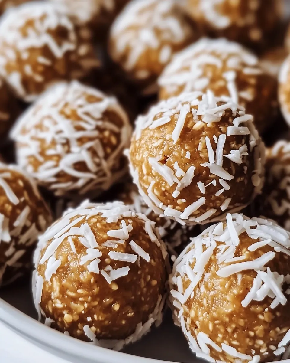 Delicious Coconut Halva Balls shot