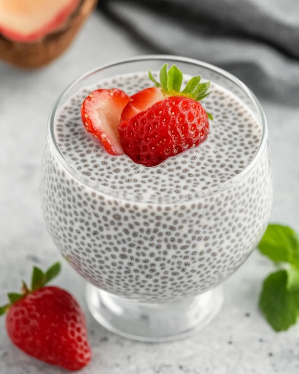 Delicious Coconut Milk Chia Pudding image