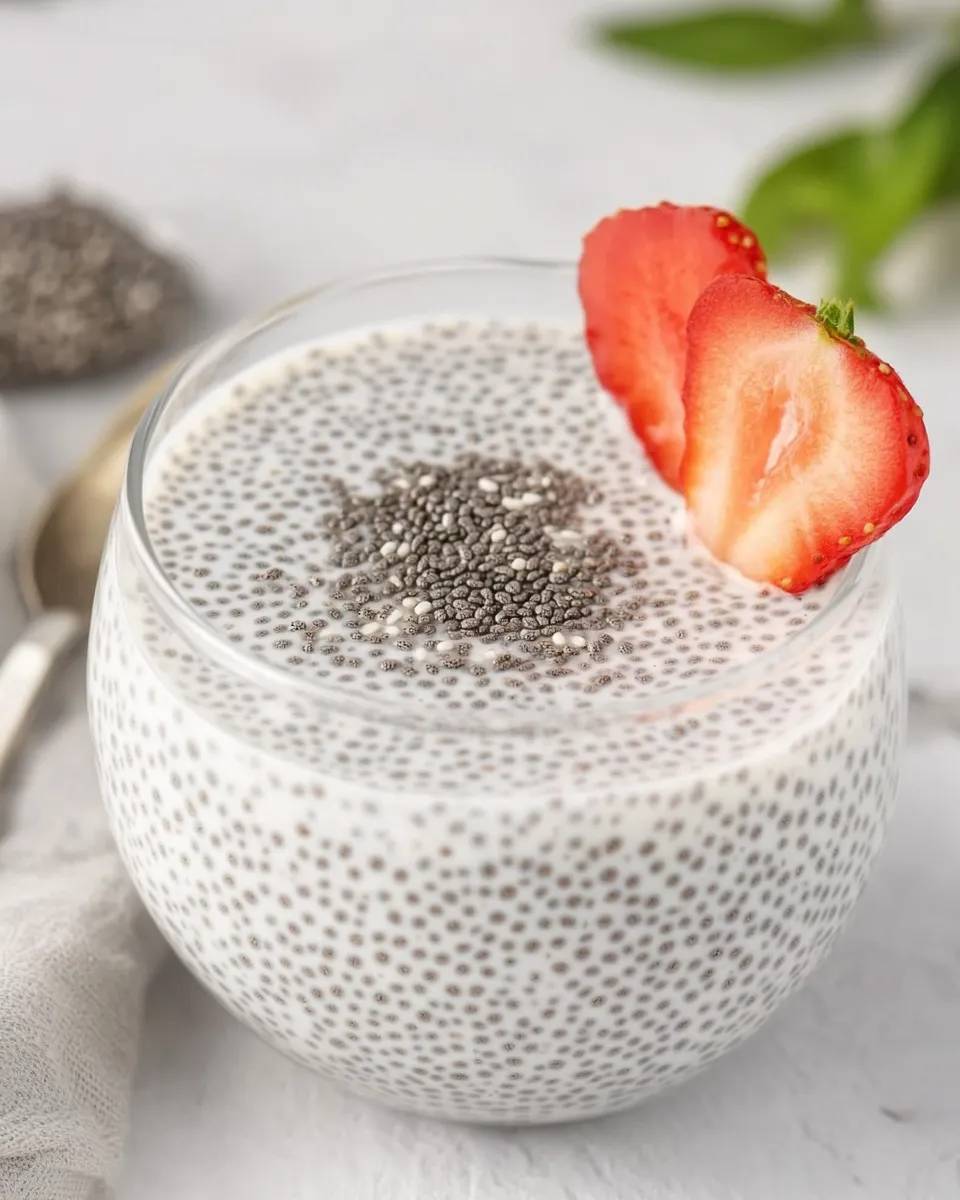 Healthy Coconut Milk Chia Pudding recipe photo