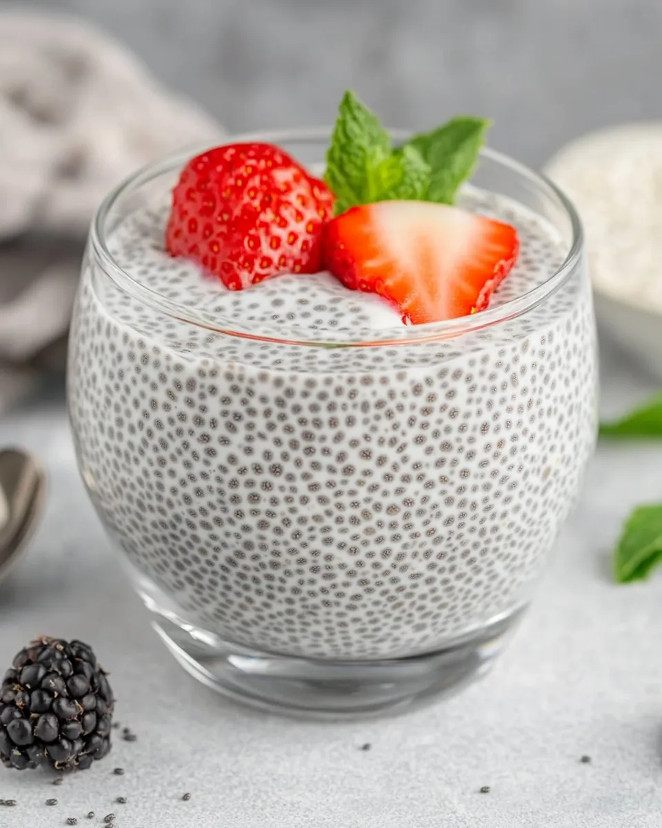 Quick Coconut Milk Chia Pudding dish photo