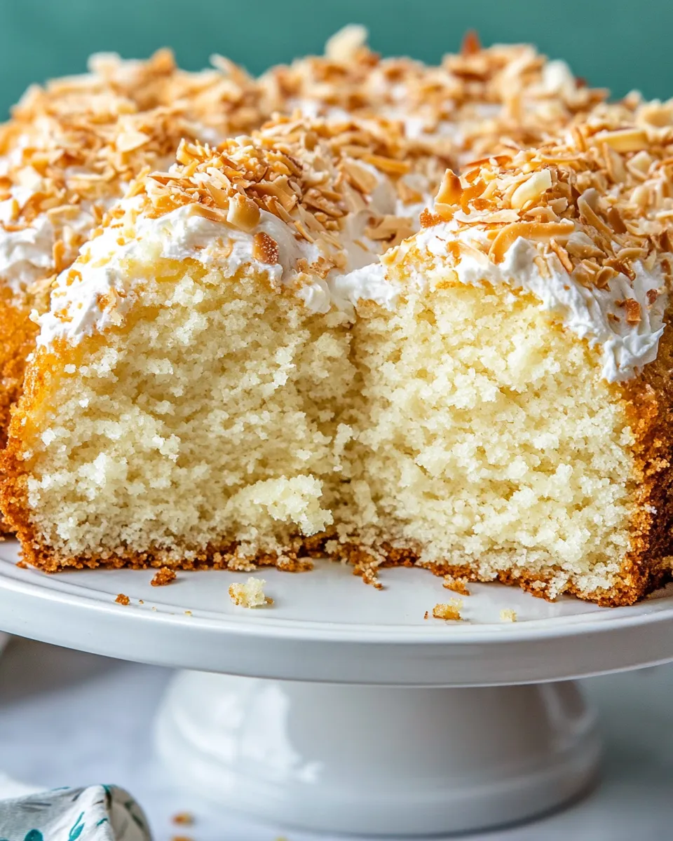 Classic Coconut Pound Cake image