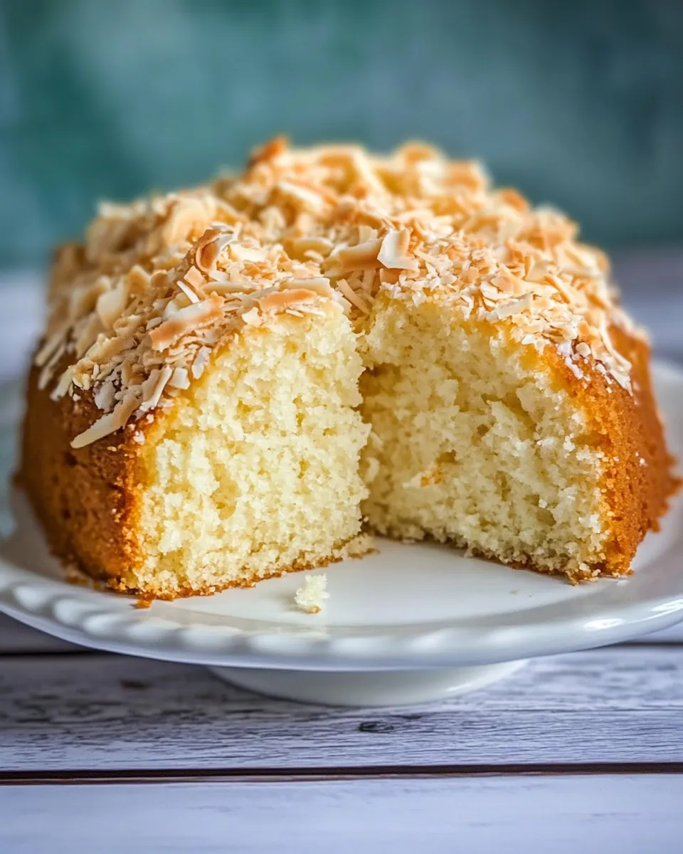 Easy Coconut Pound Cake recipe photo