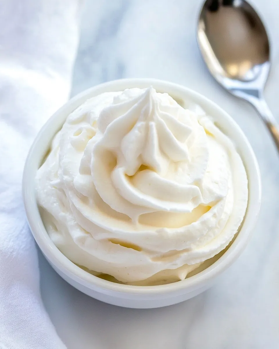 Delicious Coconut Whipped Cream shot