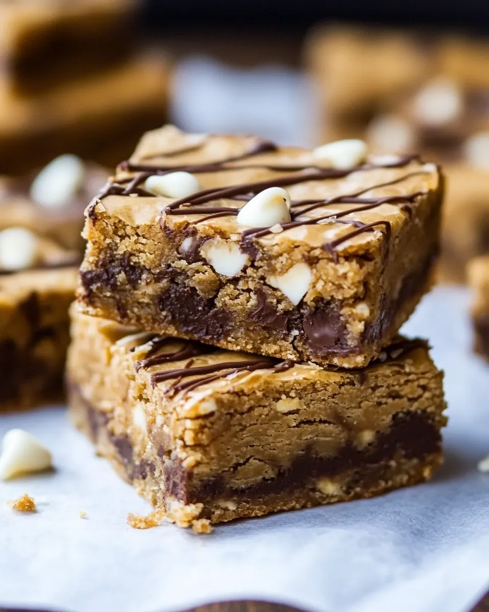 Delicious Coconut White Chocolate Chip Blondies image