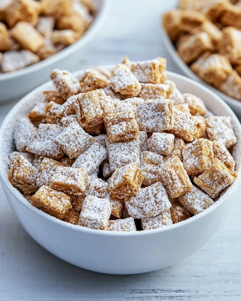 Quick Cookie Butter Muddy Buddies shot