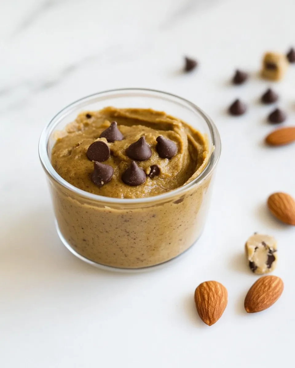 Easy Cookie Dough Almond Butter Recipe shot