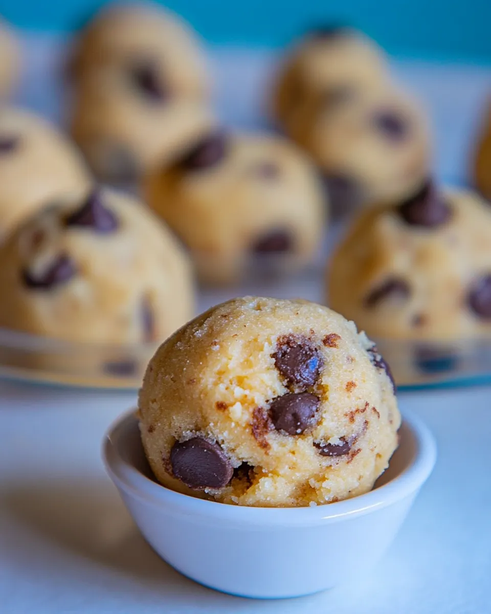 Easy Cookie Dough Fat Bombs recipe photo