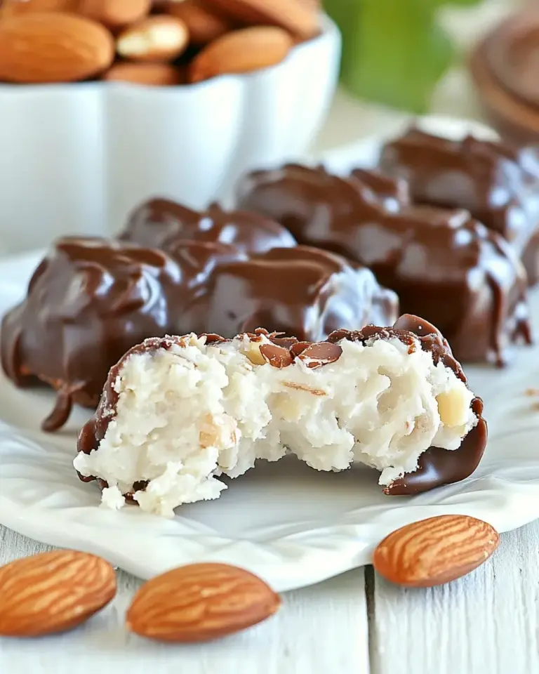 Homemade Copycat Almond Joy Candy Bars photo
