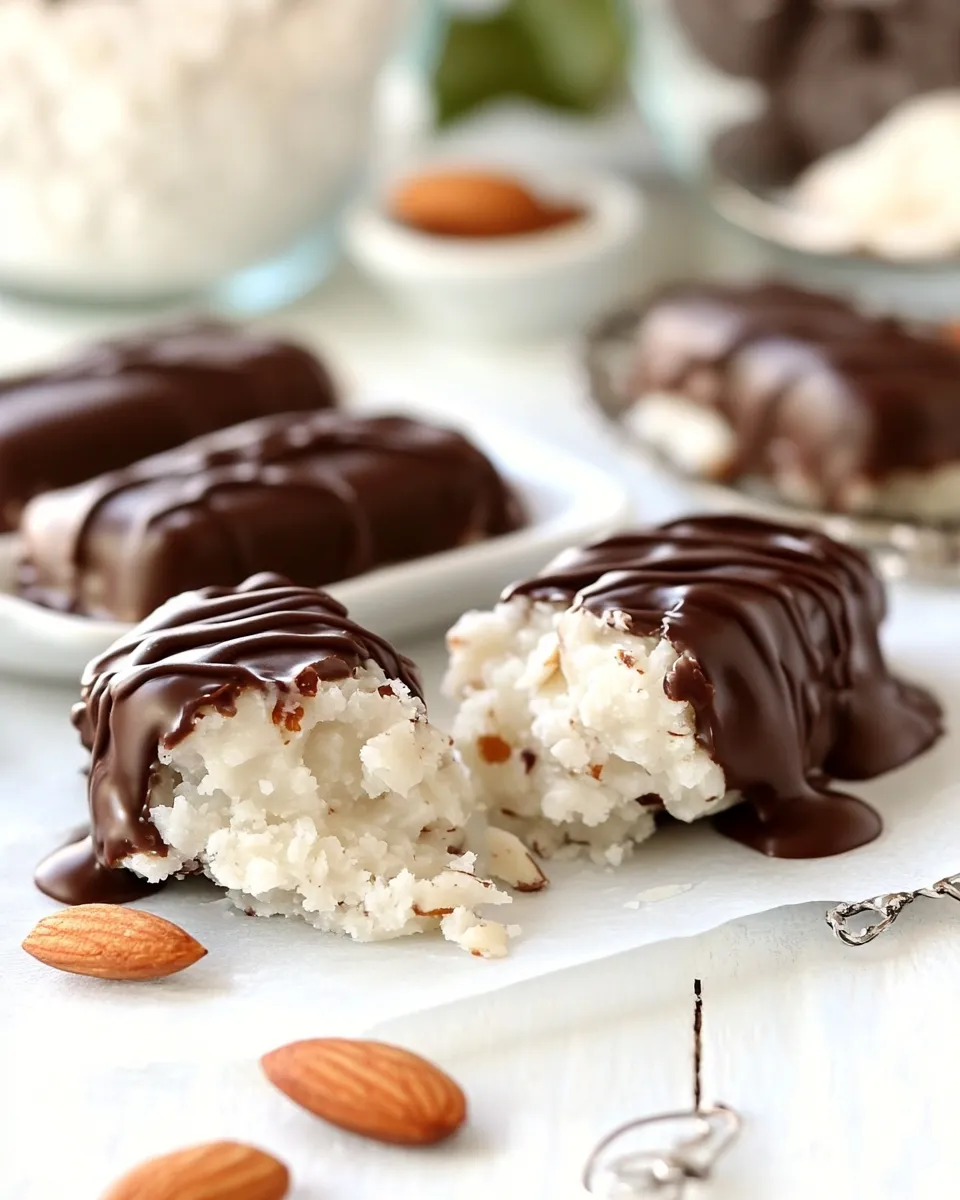 Easy Copycat Almond Joy Candy Bars recipe photo