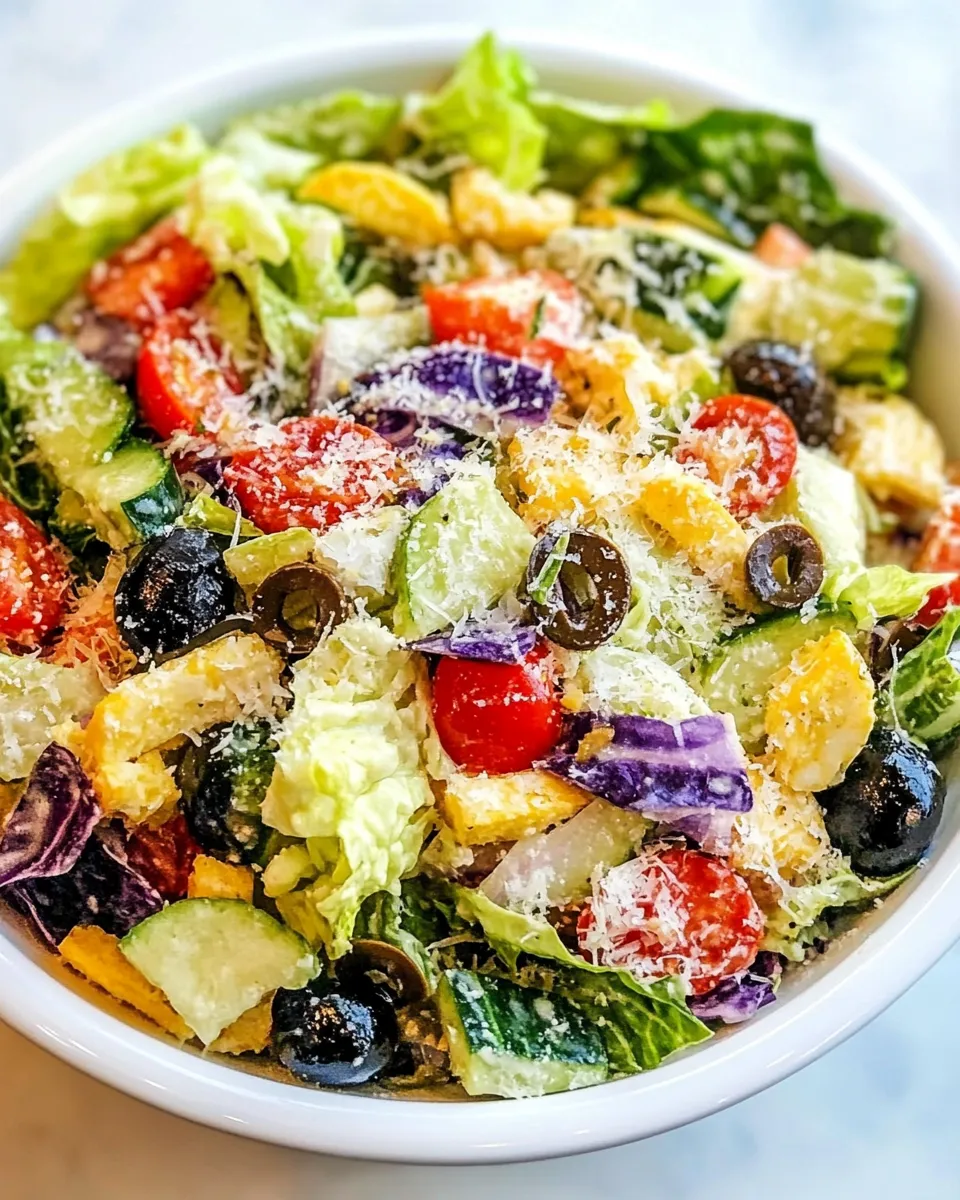 Easy Copycat Olive Garden Salad recipe photo