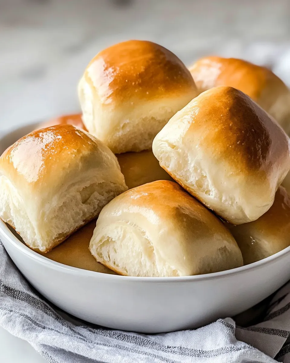 Delicious Copycat Texas Roadhouse Rolls shot