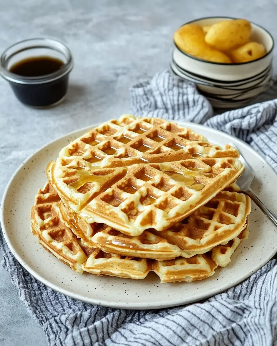 Classic Copycat Waffle House Waffle Recipe image
