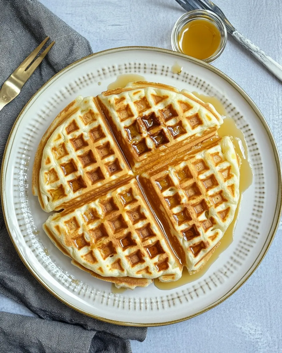 Easy Copycat Waffle House Waffle Recipe dish photo