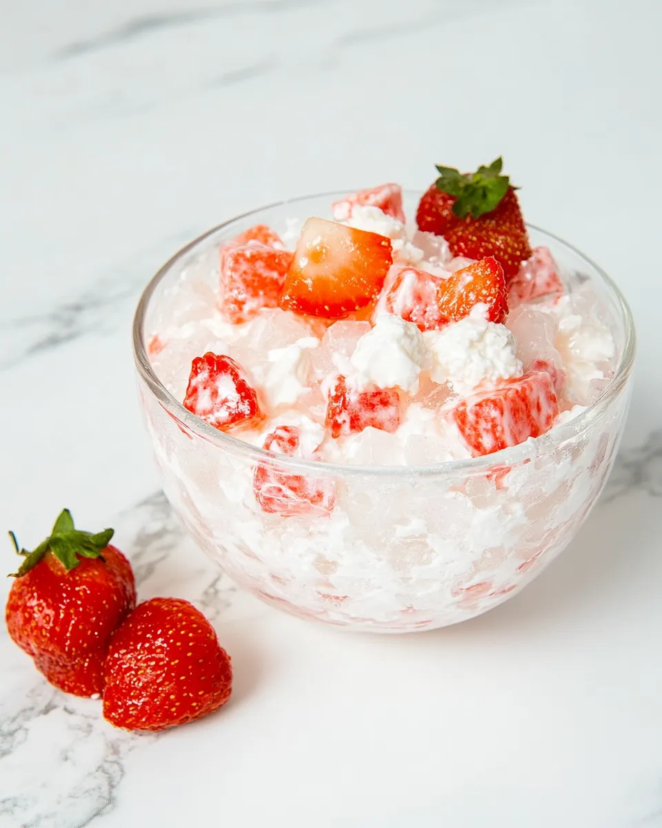 Delicious Cottage Cheese Jell-O Salad shot