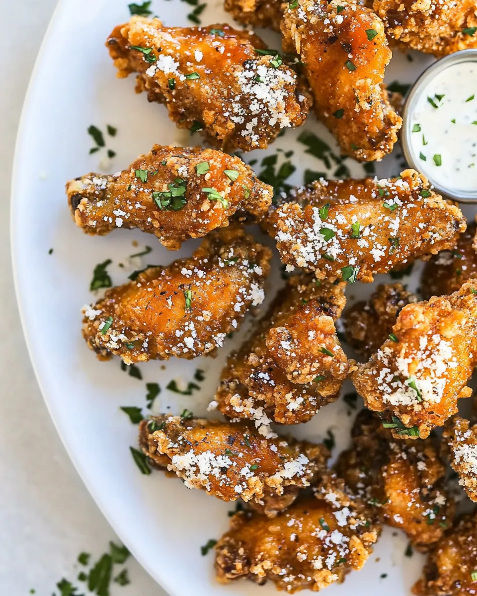 Delicious Crack Wings shot