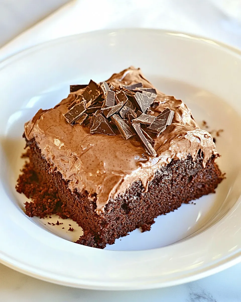 Classic Cracker Barrel Double Chocolate Fudge Coca-Cola Cake image