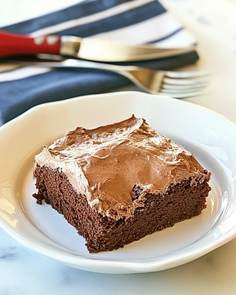 Easy Cracker Barrel Double Chocolate Fudge Coca-Cola Cake recipe photo